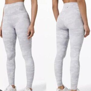 NWOT Lululemon Wunder Under Camo Leggings size 2